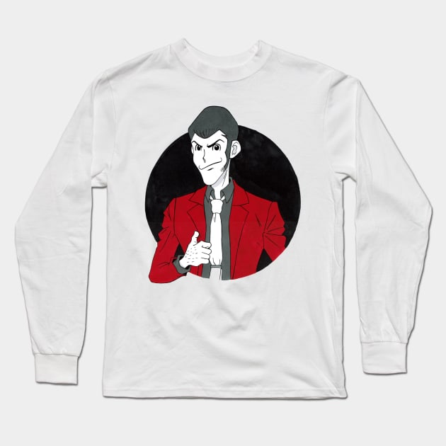 Lupin Long Sleeve T-Shirt by AnaMartins